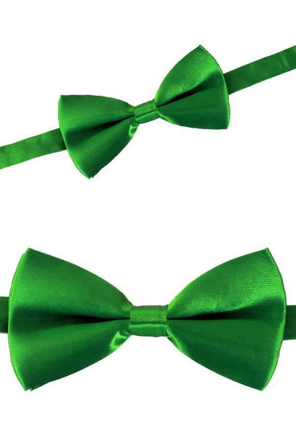 Feestbazaar Strik satijn groen