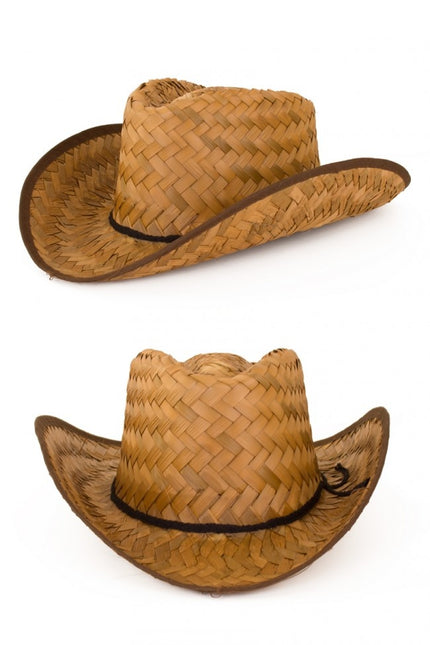 Feestbazaar Stro Cowboy hoed