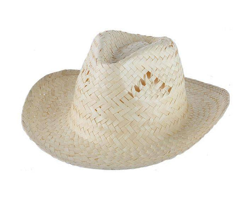 Feestbazaar Strohoed Cowboy beige