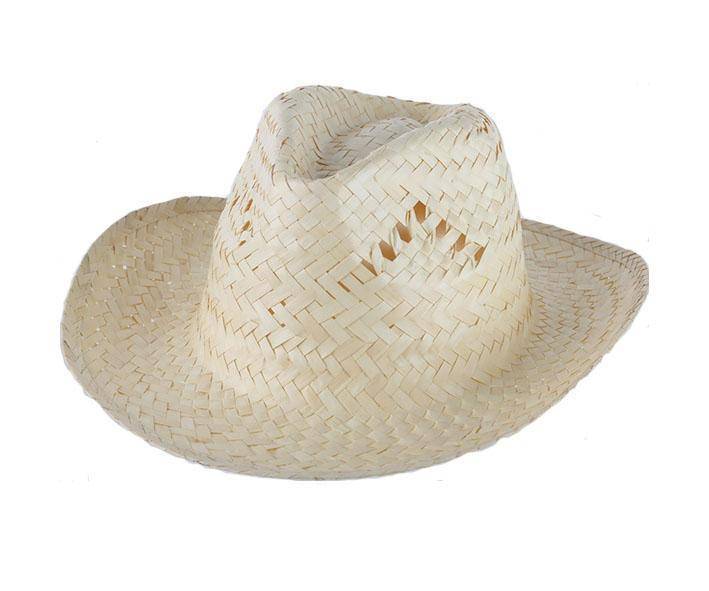 Feestbazaar Strohoed Cowboy beige