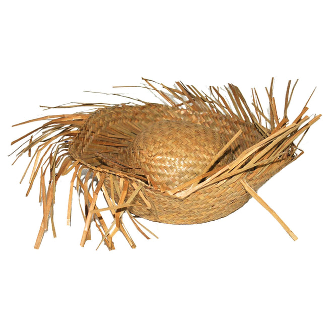 Feestbazaar Strohoed Hawaii Naturel