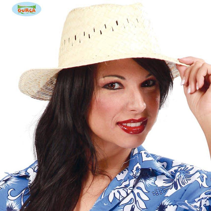 Feestbazaar Strohoed Ibiza naturel