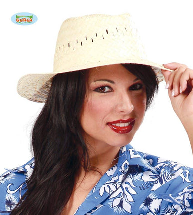 Feestbazaar Strohoed Ibiza naturel