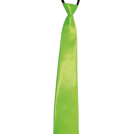 Feestbazaar Stropdas fluor groen