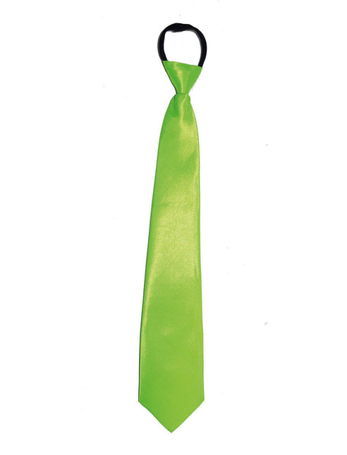 Feestbazaar Stropdas fluor groen