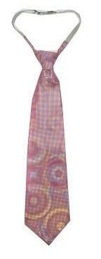 Feestbazaar Stropdas hologram roze