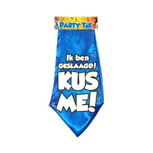 Feestbazaar Stropdas Ik ben geslaagd! Kus me!