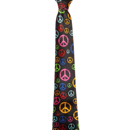 Feestbazaar Stropdas Peace Hippie Volwassenen