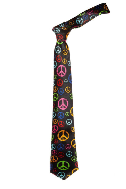 Feestbazaar Stropdas Peace Hippie Volwassenen