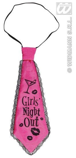 Feestbazaar Stropdas satijn 'girls night out'