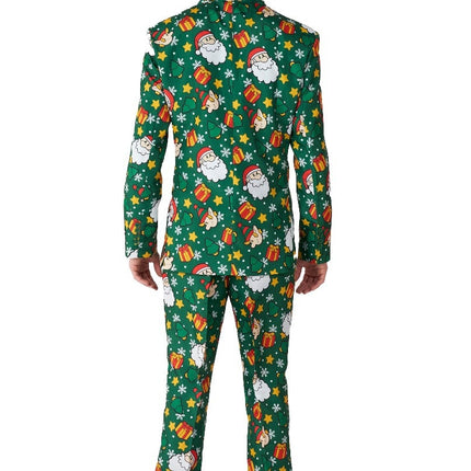 Feestbazaar Suitmeister Kerst Maatpak Santa Elves Groen