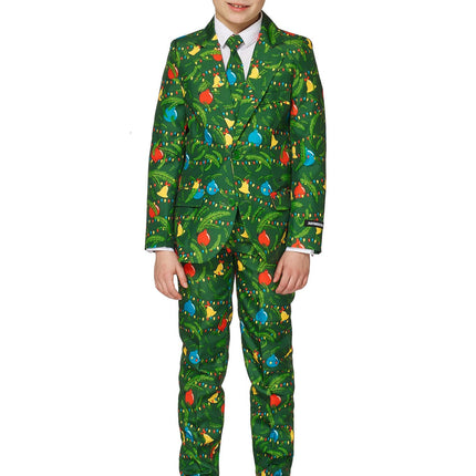Feestbazaar Suitmeister Maatpak Christmas Green Tree Light Up Jongens