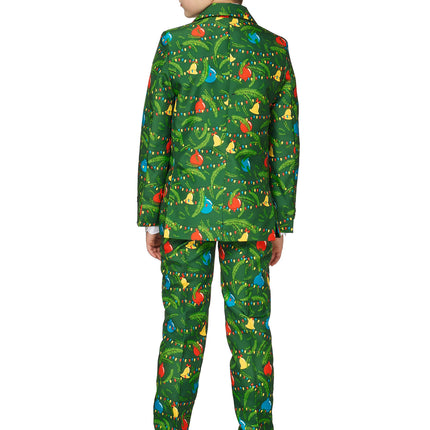 Feestbazaar Suitmeister Maatpak Christmas Green Tree Light Up Jongens