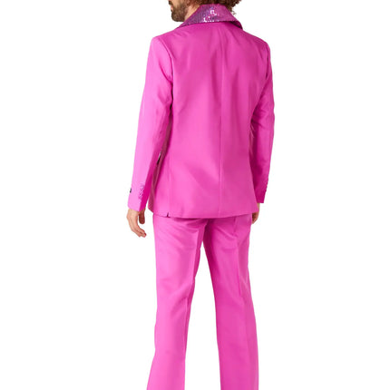 Feestbazaar Suitmeister Maatpak Disco Roze Heren