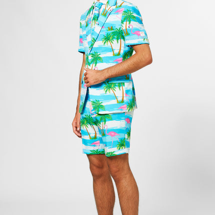 Feestbazaar Summer Flamingo suit