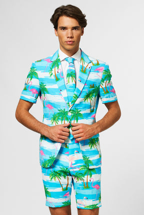 Feestbazaar Summer Flamingo suit