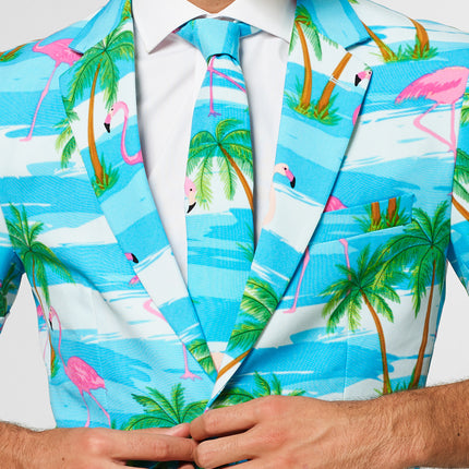 Feestbazaar Summer Flamingo suit