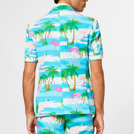 Feestbazaar Summer Flamingo suit