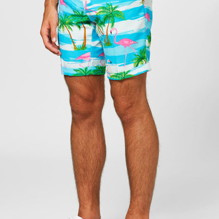 Feestbazaar Summer Flamingo suit