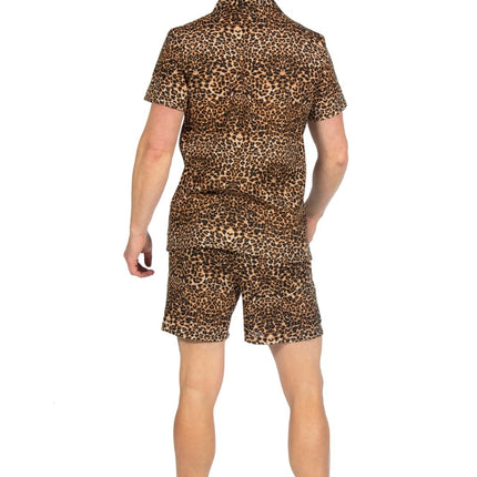 Feestbazaar Summer Outfit Heren Panterprint