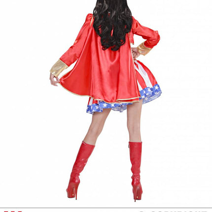 Feestbazaar Super Hero dames outfit