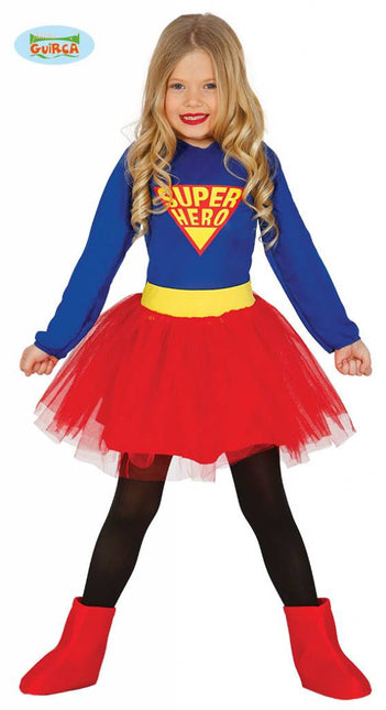 Feestbazaar Super Hero jurkje kind