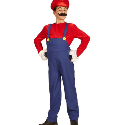 Feestbazaar Super Loodgieter Mario Kostuum Jongen