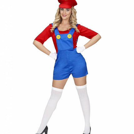 Feestbazaar Super loodgieter pakje Mario vrouw