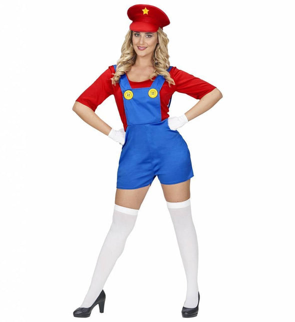 Feestbazaar Super loodgieter pakje Mario vrouw