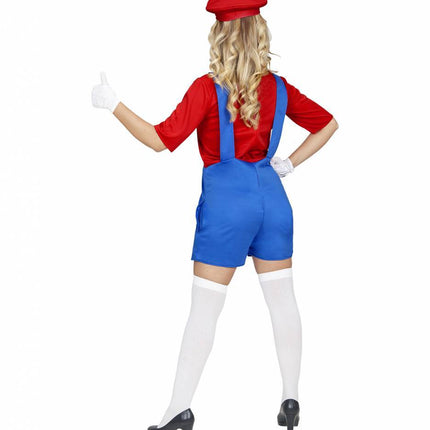Feestbazaar Super loodgieter pakje Mario vrouw