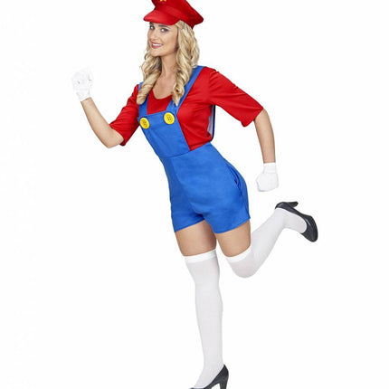 Feestbazaar Super loodgieter pakje Mario vrouw