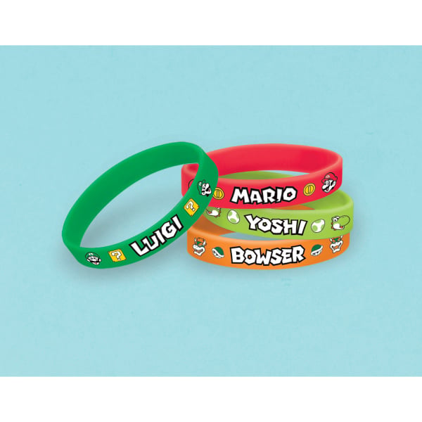 Feestbazaar Super Mario Armbanden (6st)