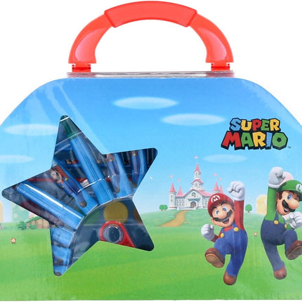 Feestbazaar Super Mario Kleurkoffer (51-Delig)