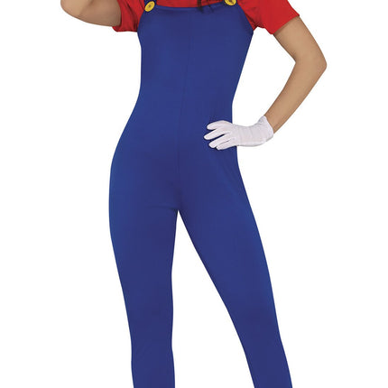 Feestbazaar Super Mario Overall Dames