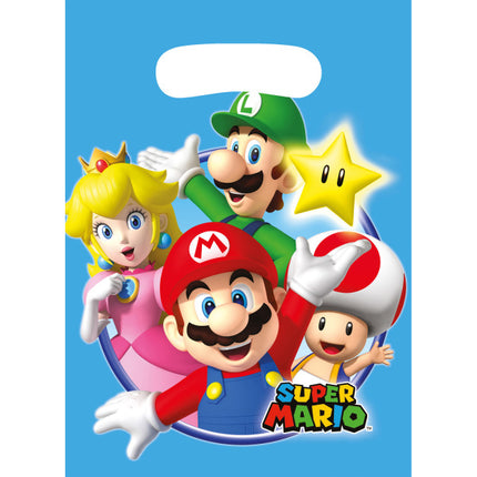 Feestbazaar Super Mario Uitdeelzakjes (8st)