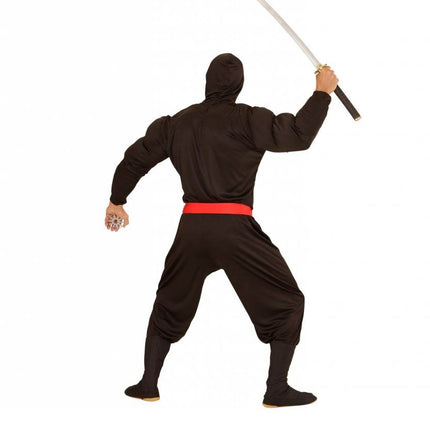 Feestbazaar Super Ninja heren kostuum gespierd