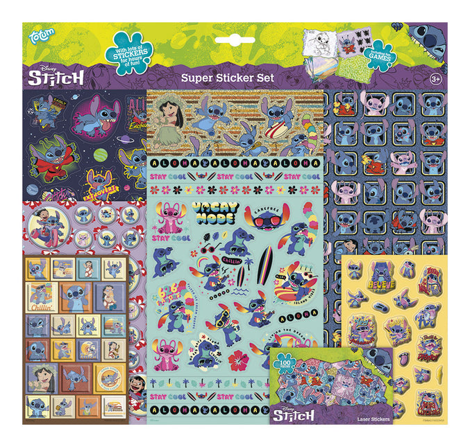Feestbazaar Super Stickerset Stitch 500-delig