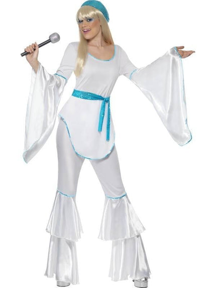 Feestbazaar Super Trooper Abba kostuum vrouw