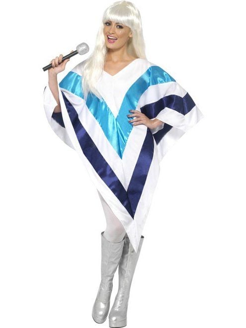 Feestbazaar Super Trooper Abba poncho