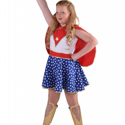 Feestbazaar Supergirl pakje kind elite