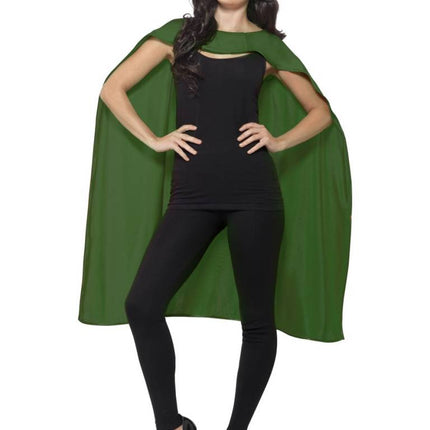 Feestbazaar Superhero Cape met masker groen