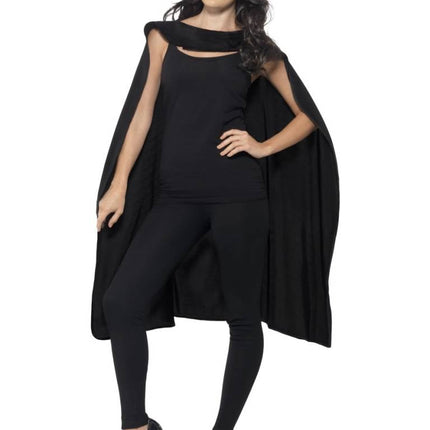 Feestbazaar Superhero cape met masker zwart