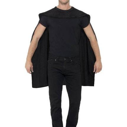 Feestbazaar Superhero cape met masker zwart