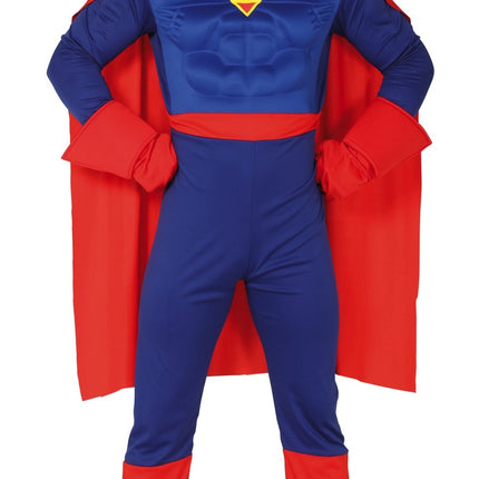 Feestbazaar Superman Jumpsuit Volwassenen