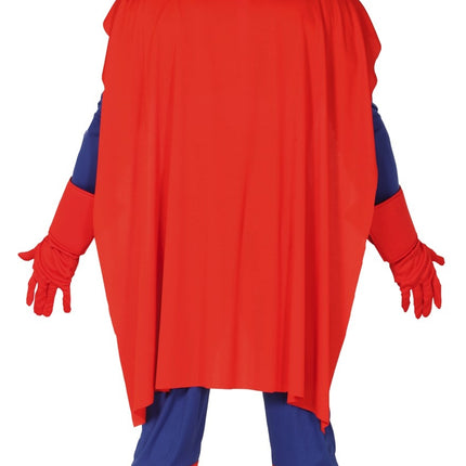 Feestbazaar Superman Jumpsuit Volwassenen