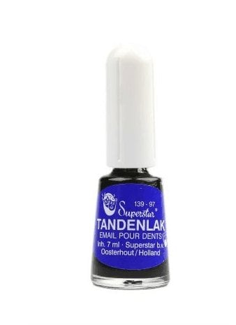 Feestbazaar Superstar tandenlak zwart 9 ml