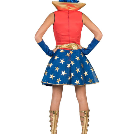 Feestbazaar Superwoman Jurk Dames