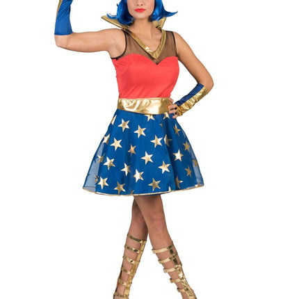 Feestbazaar Superwoman Jurk Dames
