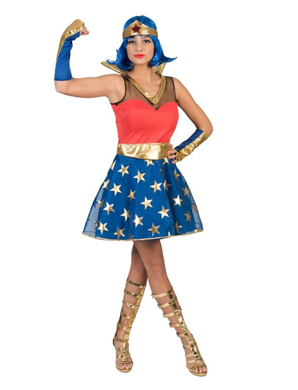 Feestbazaar Superwoman Jurk Dames