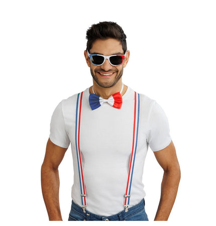Feestbazaar Supporter Accessoires Set Frankrijk 3-delig